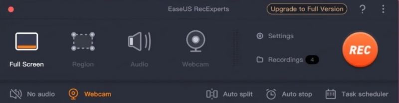EaseUS RecExperts - 秘密の録音