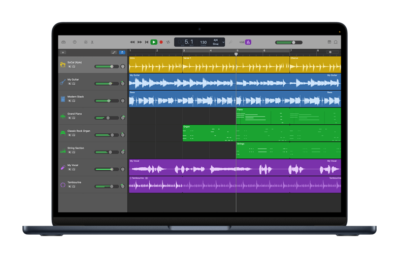 GarageBand 無料音楽録音ツール