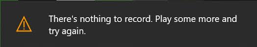 Windows 10 の問題: 記録するものがありません