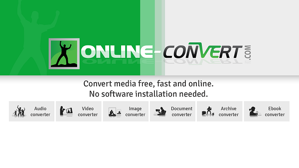 OnlineConverter.comでAVCHDをMP4に変換する