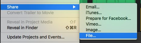 MacコンピュータでiMovieをMP4として保存する方法