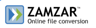 3GPビデオコンバータの一つ：Zamzar