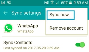 WhatsApp Syncをリセットして、連絡先に問題が表示されない問題を修正します