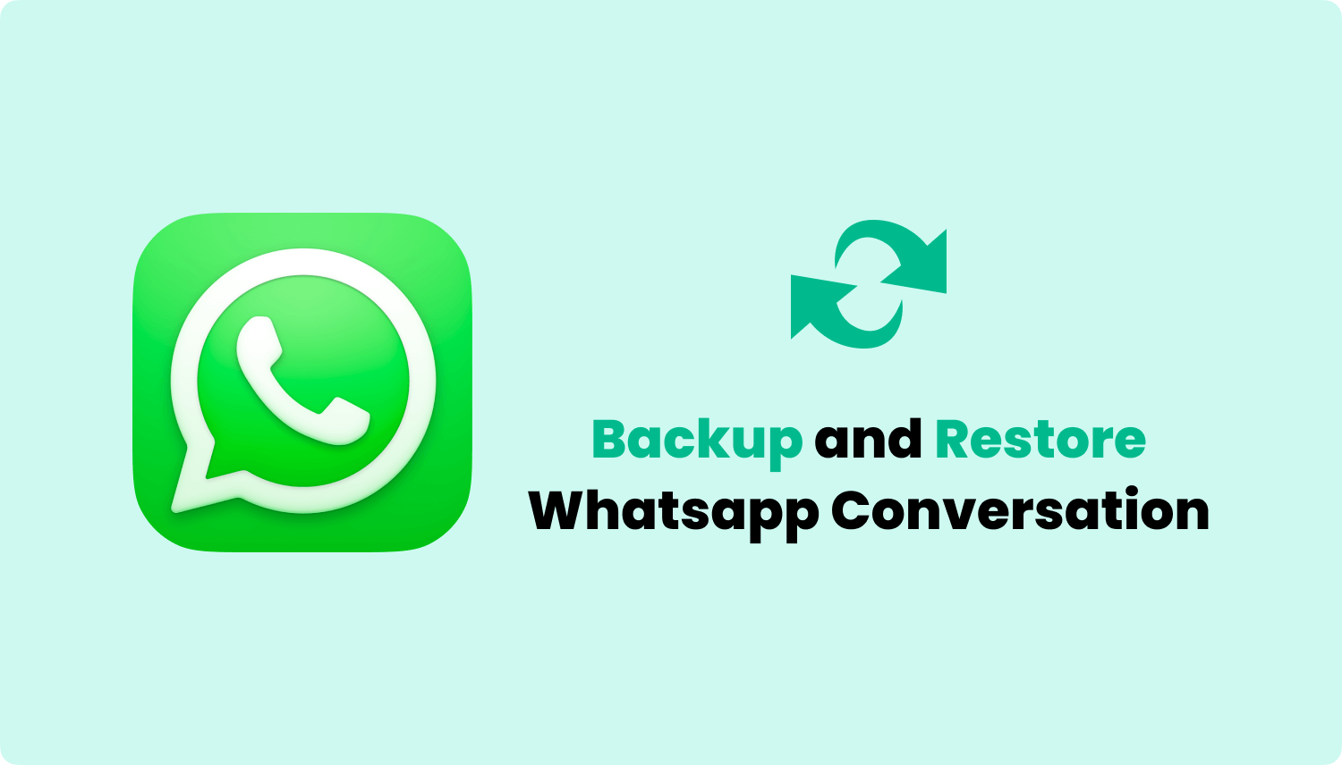 バックアップと復元Whatsappチャット