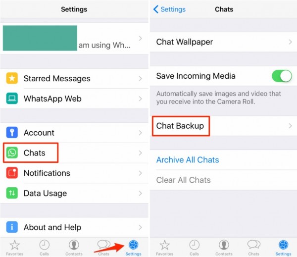 WhatsApp Googleドライブバックアップを使用して1つの連絡先の削除されたWhatsAppメッセージを復元する