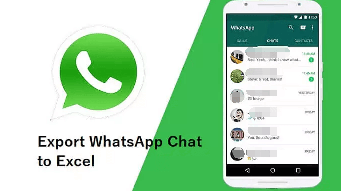 WhatsAppチャットをExcelにエクスポートする方法