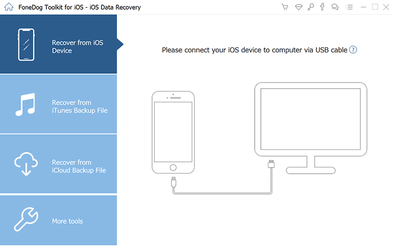 iPhoneからデータを復元する