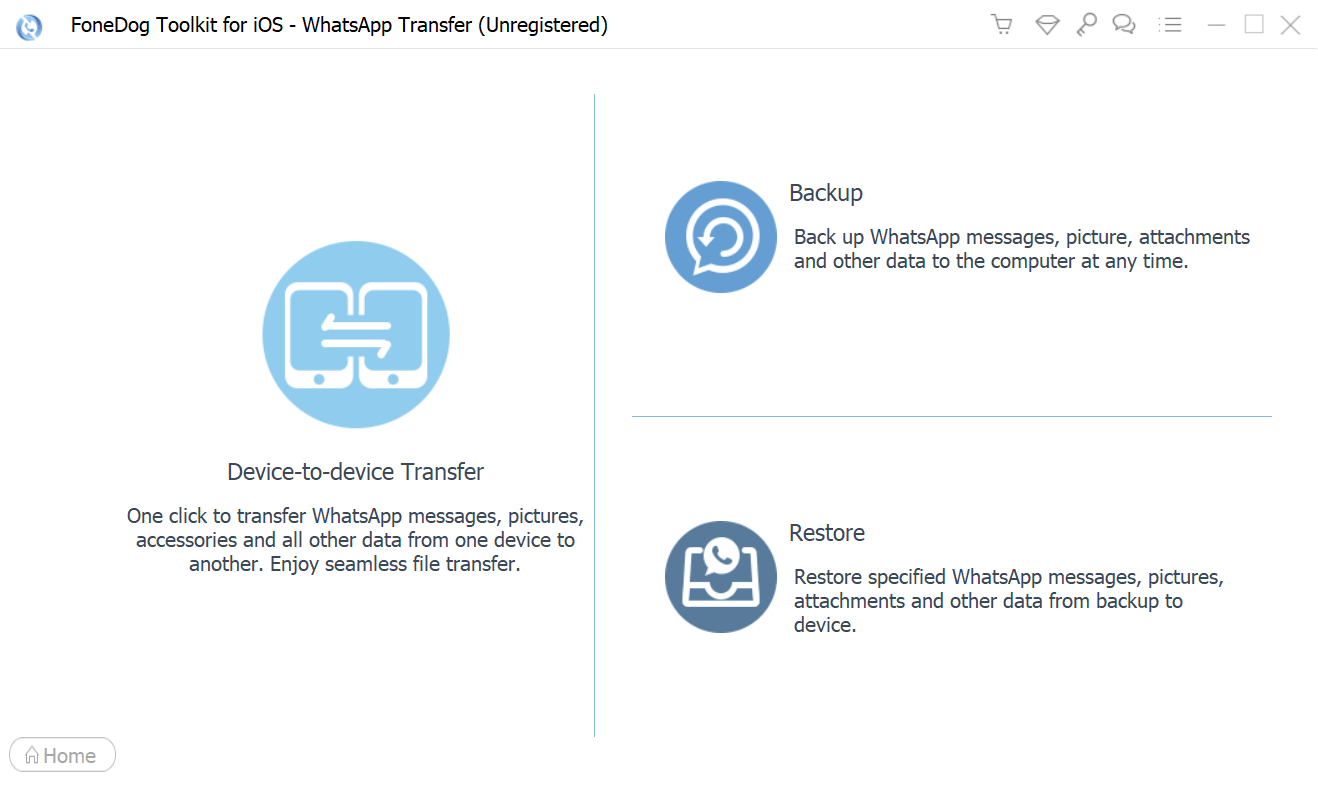 WhatsAppデータを転送する